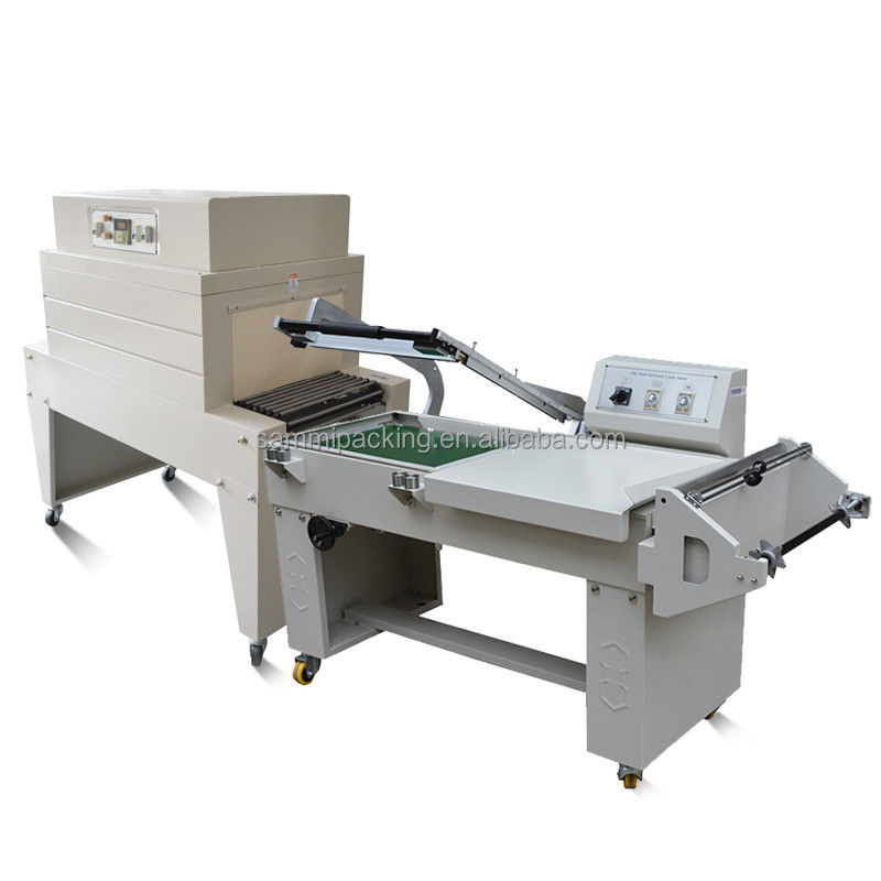 تصميم جديد 2 في 1 لتر بار sealer L نوع قطع الختم و BS-A450 حرارة تقلص نفق حزمة آلة