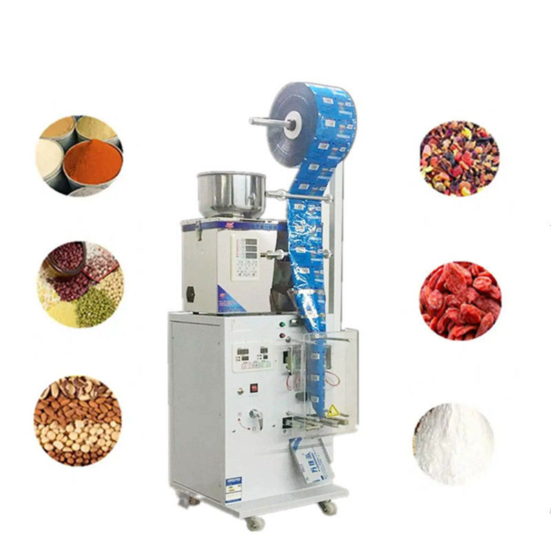 أوتوماتيكي 1-50G الطاقة الجافة ملء الأجهزة الجوز أوتوماتيكي مسحوق الشاي التوابل إغلاق حزمة آلة