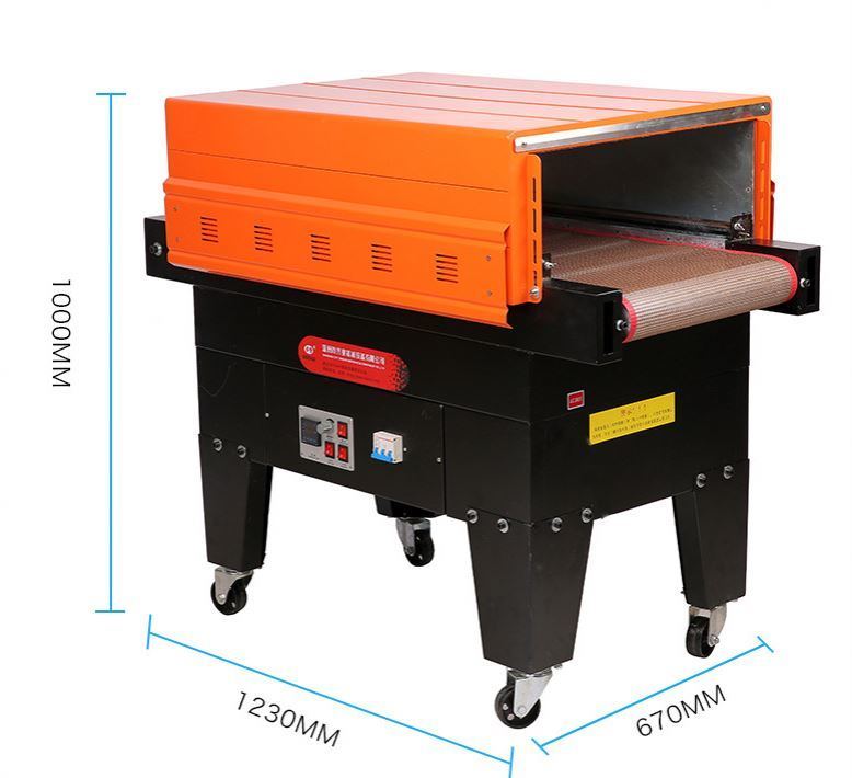 BS-4525 نفق تقلص حراري صغير لتغليف الزجاجات البلاستيكية/آلات تغليف التغليف بغشاء الانكماش الأوتوماتيكي