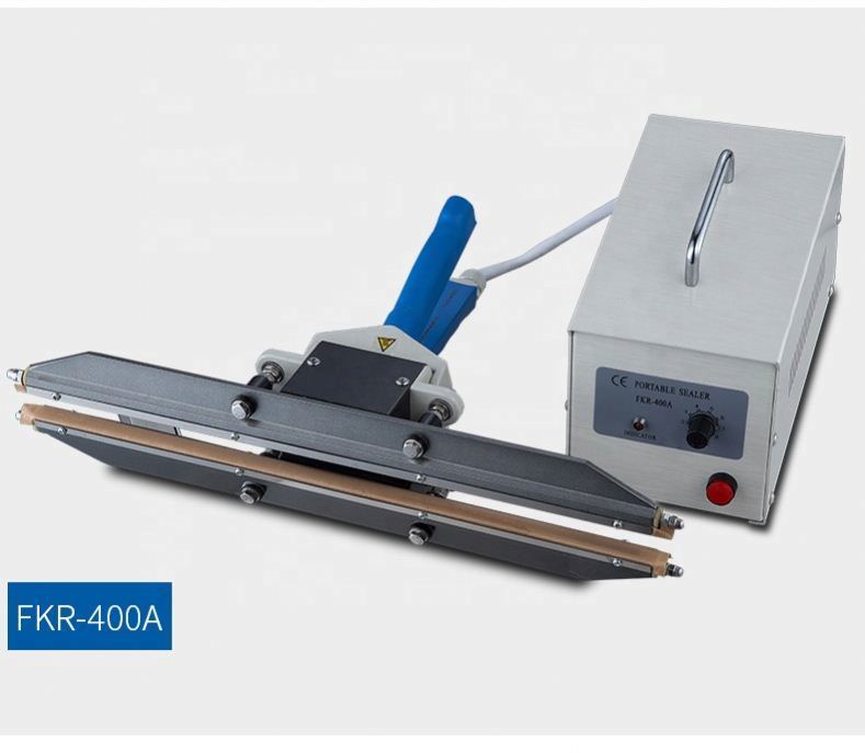أحدث آلة ختم الأكياس البلاستيكية المحمولة FKR-400A نوع المشبك اليدوي آلة ختم أكياس البولي إيثيلين