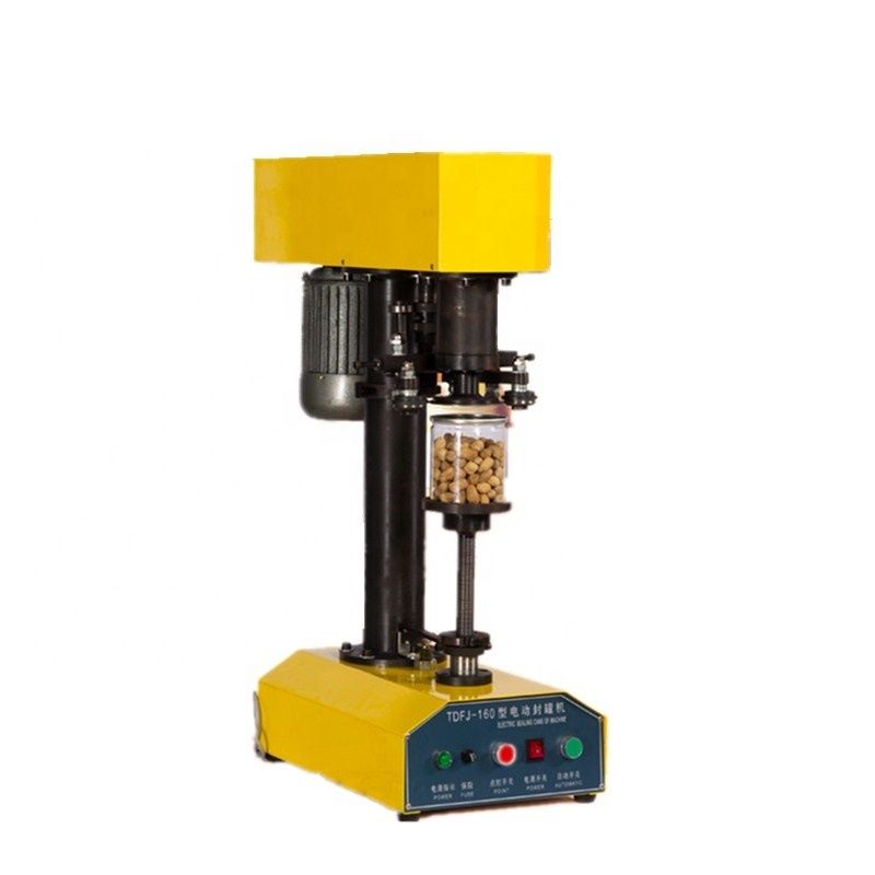 مبيعات ساخنة TDFJ-160 علب الطعام عبوة بلاستيكية وعاء حاوية الألومنيوم البيرة علبة علبة غطاء علبة آلة الختم