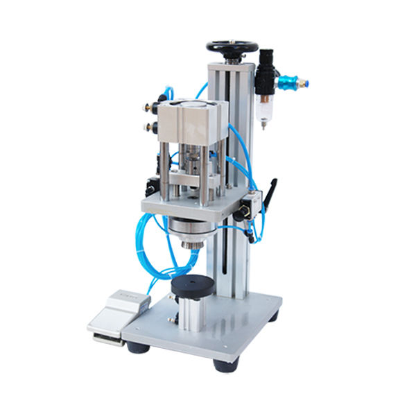 أداة ختم زجاجات العطور شبه الأوتوماتيكية، آلة إغلاق العطور، أداة تجعيد زجاجات العطور