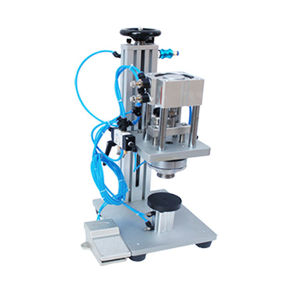 أداة ختم زجاجات العطور شبه الأوتوماتيكية، آلة إغلاق العطور، أداة تجعيد زجاجات العطور