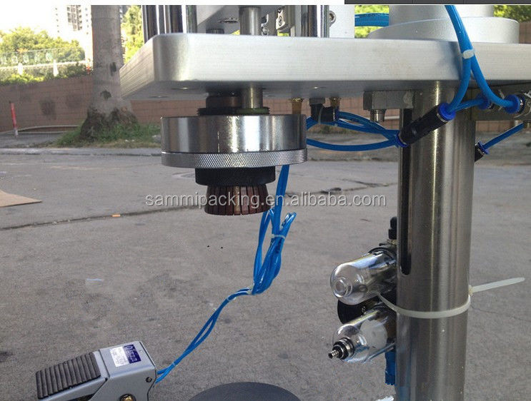 أداة ختم زجاجات العطور شبه الأوتوماتيكية، آلة إغلاق العطور، أداة تجعيد زجاجات العطور