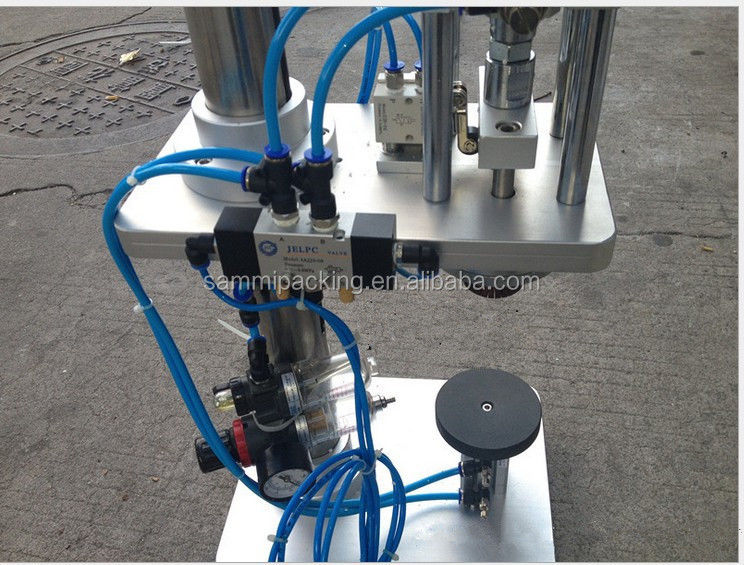 أداة ختم زجاجات العطور شبه الأوتوماتيكية، آلة إغلاق العطور، أداة تجعيد زجاجات العطور