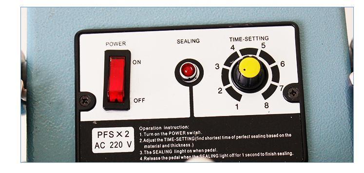 أفضل بيع مصنع بيع بالجملة PFS سلسلة 800mm الغذاء الدواسة النبضات المغلق لأكياس بلاستيكية