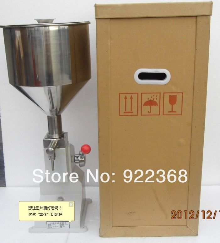 الوصول الجديد كريم حجم كبير الماضى ملء السائل آلة ملء ل10-120ML