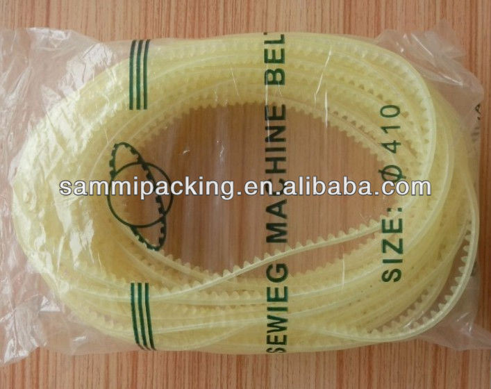 الجودة الجيدة من آلة الختم اللاصقة من PU الحزام الموجز / الحزام المسنن / الحزام الزمني 410CM / 420CM / 428CM / 630CM