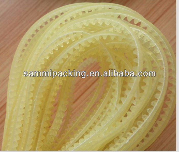 الجودة الجيدة من آلة الختم اللاصقة من PU الحزام الموجز / الحزام المسنن / الحزام الزمني 410CM / 420CM / 428CM / 630CM