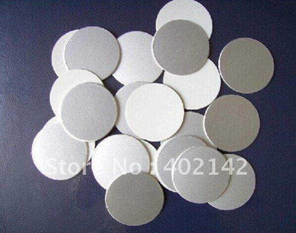 بطانة ختم رقائق الألومنيوم بالحث الزجاجي، PET 70 مم، رقائق الألومنيوم ورق الشمع فيلم بلاستيكي