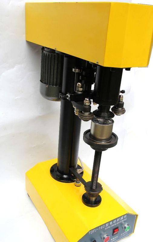 آلة إغلاق زجاجات الحيوانات الأليفة Tdfj-160 بضمان 100% / آلة إحكام العلب / آلة إغلاق العلب للصفيح