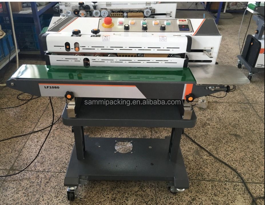 آلة ختم الفراغ المستمر الأوتوماتيكية LF1080 للبيع المباشر من المصنع مع آلة ختم بغاز النيتروجين