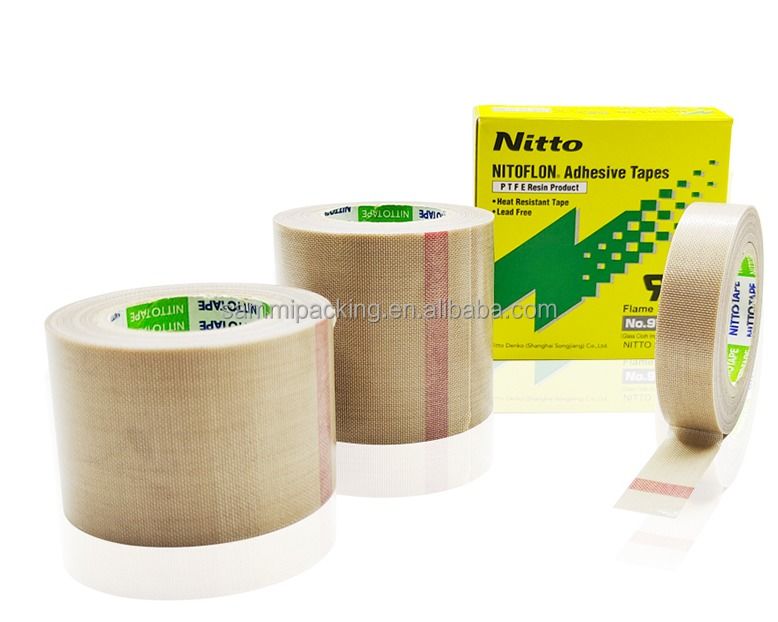 شريط لاصق كهربائي من نسيج الألياف الزجاجية المشبعة بالفلوربلاستيك Nitto Denko Nitoflon 973UL-S PTFE