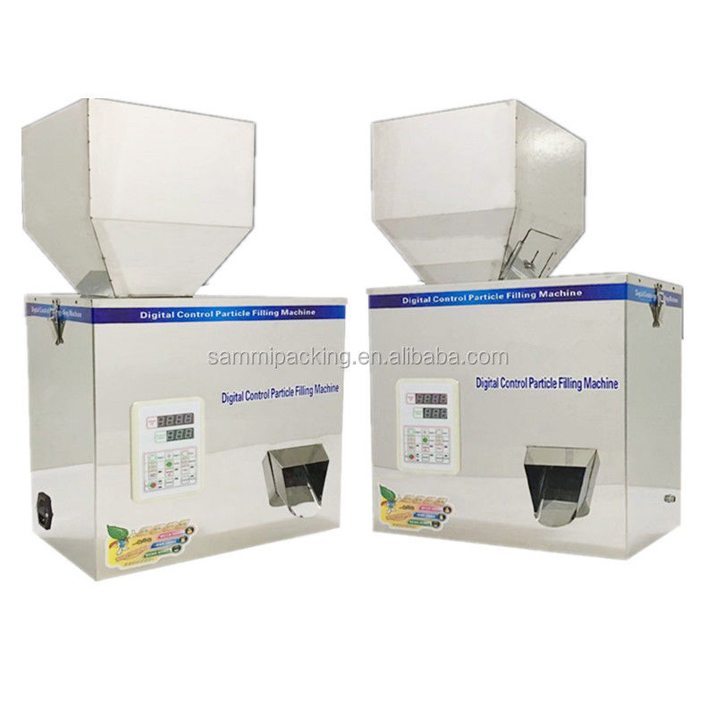 5-500g آلة ملء الحبيبات أوراق الشاي حزمة الجزيئات مسحوق ملء رف آلة الوزن الأرز المكسرات السمسم العشب