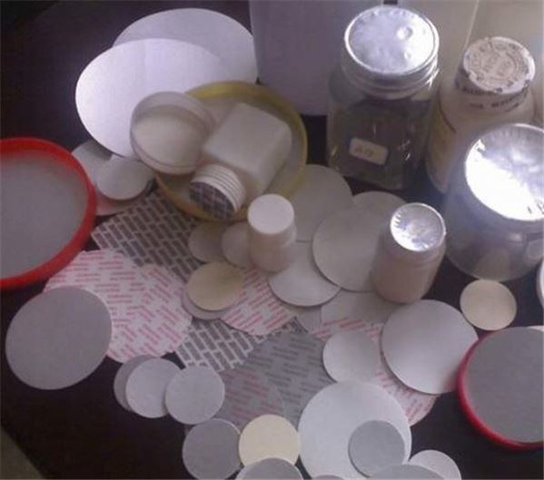 5000 قطعة/دفعة رقائق الألومنيوم لآلة ختم الحث/ بطانات رقائق الألومنيوم لغطاء الزجاجة