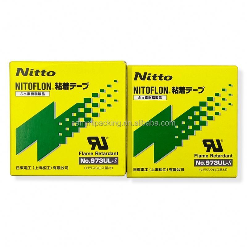 شريط لاصق سيليكون PTFE عالي الجودة المقاوم للحرارة Nitto 973UL لإغلاق أكياس الذوبان الساخن