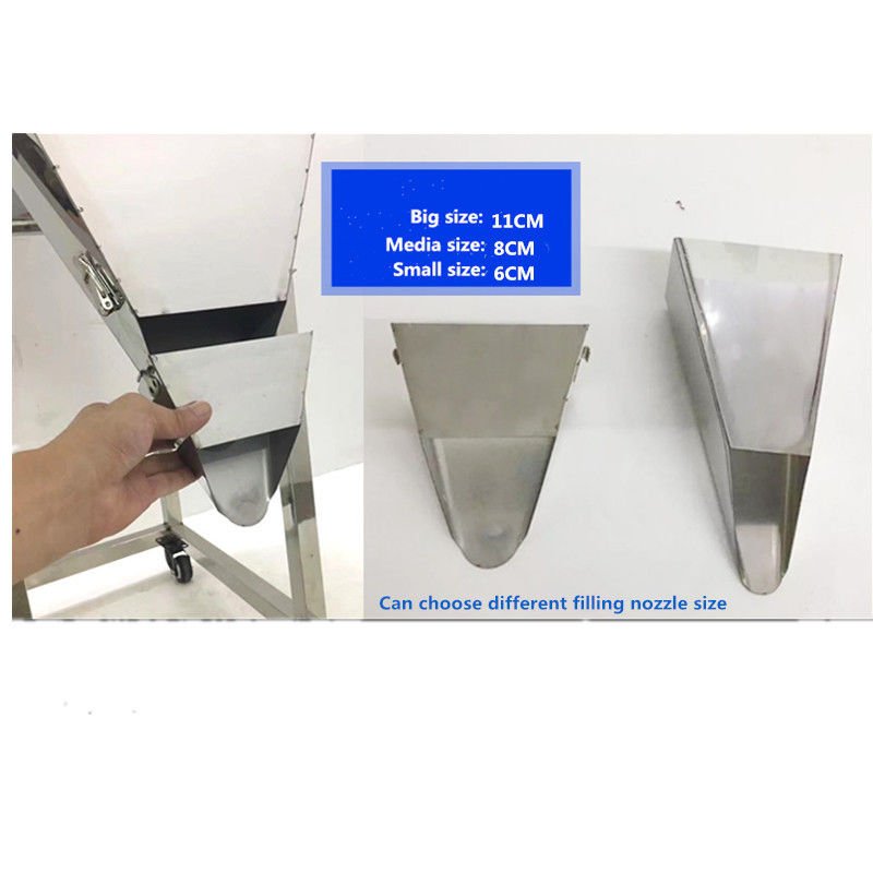 آلة وزن احترافية منخفضة التكلفة للمسحوق / الجسيمات / الحبوب، أداة تعبئة البراميل وأكياس التعبئة مع نظام وزن أوتوماتيكي