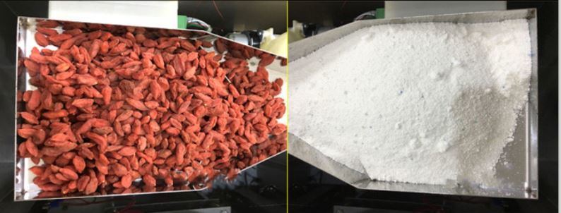 آلة تعبئة مسحوق الشاي والحبوب الذكية شبه الأوتوماتيكية عالية الدقة للأطعمة والمشروبات مع المكون الأساسي للمحرك