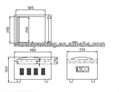 آلة تعبئة الفراغ بغرفة واحدة للبيع الساخن / آلة إغلاق الفراغ على سطح الطاولة لأكياس بلاستيك PV PET، لحوم البقر / المأكولات البحرية / اللحوم / الحلوى / الحبوب