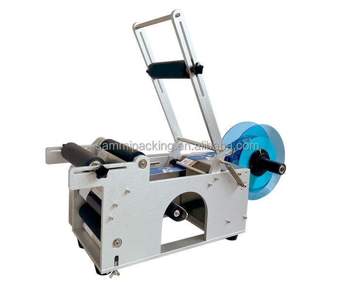 MT-50 جهاز وضع علامات على الزجاجات المستديرة شبه الأوتوماتيكي، آلة وضع علامات على العلب وزجاجات المشروبات