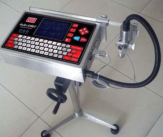 الطابعة الصناعية CIJ Inkjet QR Code رقم الشريحة آلة الطباعة Inkjet CIJ طابعة للكابلات السلكية الزجاجة