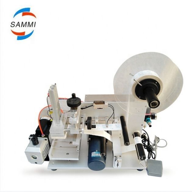 بيع ساخن الكهربائية مسطحة الزجاجة آلة وضع علامات منخفضة التكلفة المهنية مربع الزجاجة ملصق عالية الدقة آلة وضع علامات