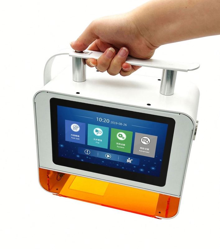 ضمان جودة جيدة بنسبة 100% طابعة ليزر UV محمولة لسطح المكتب رمز التاريخ آلة وسم ليزر الألياف