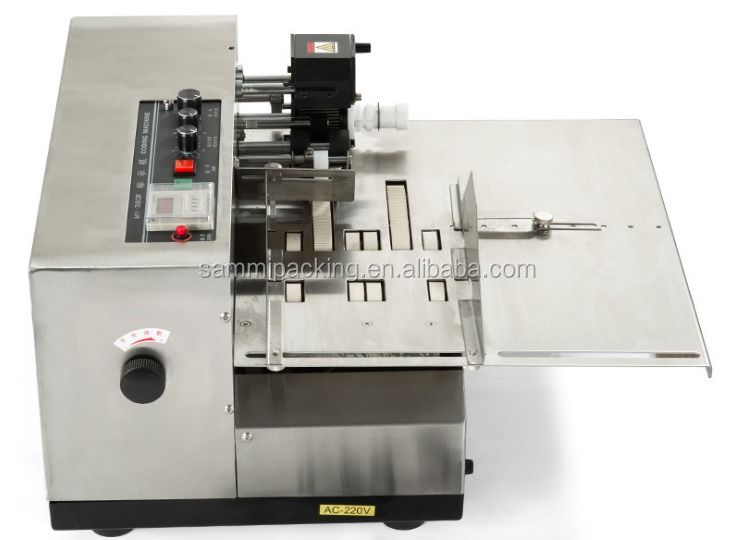 MY-380F آلة وضع علامة على عجلة الحبر الصلب - طابعة دفعة / تاريخ / رقم تلقائية لتطبيقات تغليف الورق وتسمية الأفلام