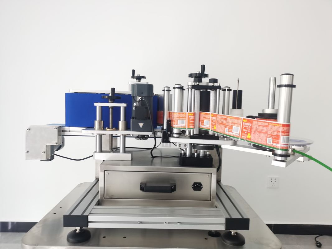 آلة وضع العلامات عالية الكفاءة للزجاجات المستديرة، العلب، عالية الدقة الملصق التلقائي الملصق، سعر المصنع