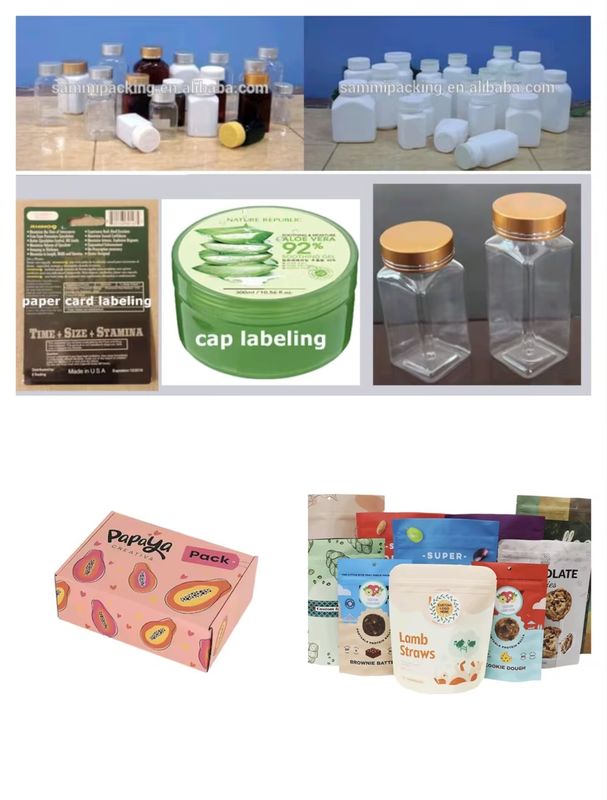 آلة لصق الملصقات المسطحة الاحترافية المخصصة للصناديق/الأكياس/الأغطية، موزع ملصقات الزجاجات المربعة