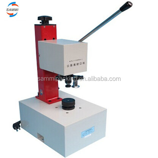 آلة إغلاق يدوية لزجاجات السوائل الفموية، والقارورات، وزجاجات البنسلين، وزجاجات المضادات الحيوية