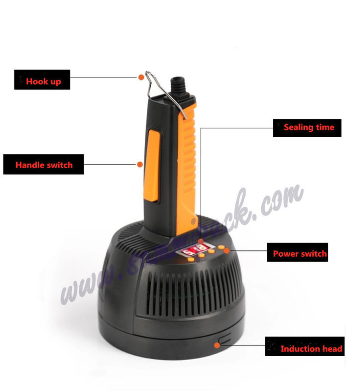 آلات إغلاق الحث اليدوية عالية الجودة، آلة إغلاق الحث الكهرومغناطيسي المحمولة لرقائق الألومنيوم 20-100 مم