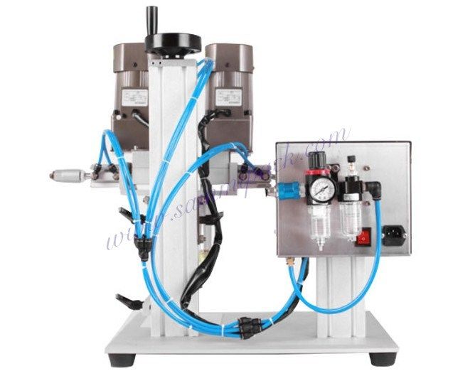 آلة إغلاق أغطية المشروبات الكهربائية شبه الأوتوماتيكية الجديدة للطعام، جهاز إغلاق أوتوماتيكي لغطاء البرغي، ختم غطاء الزجاجة بالمحرك