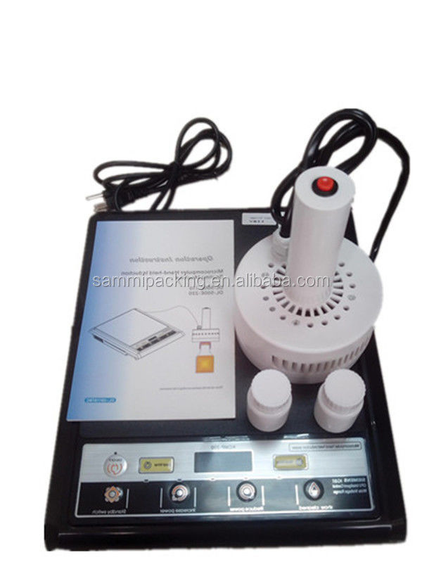 DL-500E اليدوية الاندماج الختام، الاندماج الزجاجة الختام آلة لورق الألومنيوم