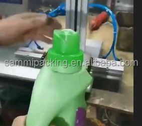 الكهربائية الزجاجة مقفل المسمار نصف تلقائي غطاء آلة إغلاق القارورة الطبية آلة لإغلاق المواد الكيميائية للأغذية والمشروبات