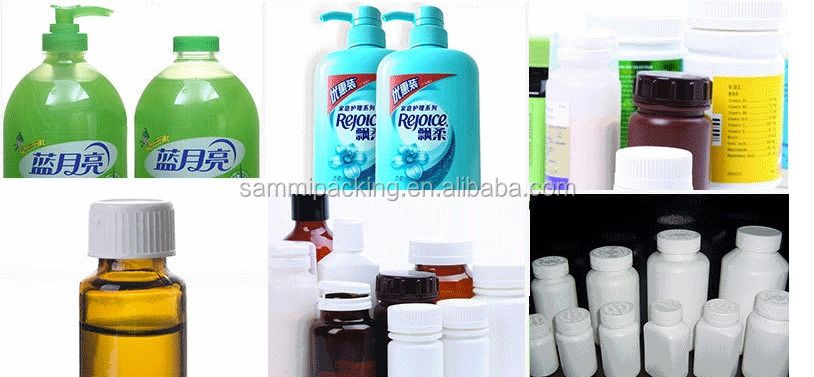 الكهربائية الزجاجة مقفل المسمار نصف تلقائي غطاء آلة إغلاق القارورة الطبية آلة لإغلاق المواد الكيميائية للأغذية والمشروبات