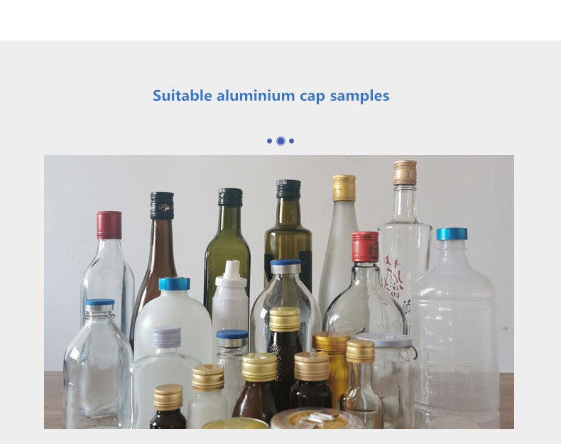 آلة غطاء الغطاء المعدني عالية الجودة زجاجة النبيذ الكحول المسمار قفل غطاء آلة المصنع السعر