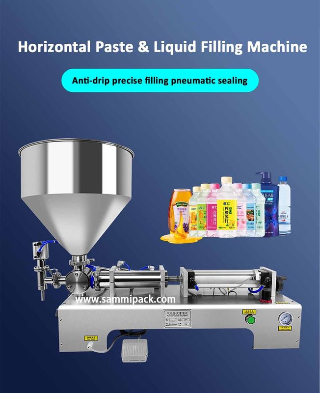 آلة تعبئة مستحضرات التجميل لخلط وتسخين المستحضرات والكريمات الهوائية للبيع الساخن للعسل والصلصة والكريم