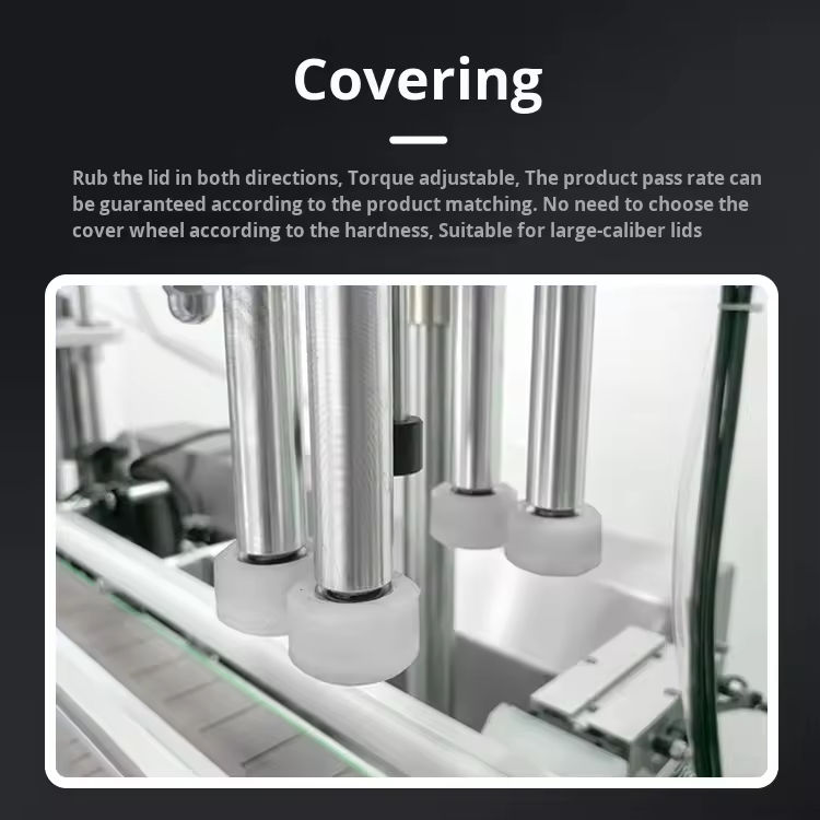 مضخة مغناطيسية آلية من نوع مكتبية صغيرة زيت أساسي سائل عطر خطي ملء غطاء آلة مصنع السعر