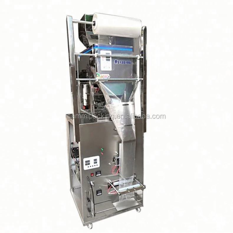 100g-1000g آلة تعبئة وجبات خفيفة تلقائية كيس رقائق البطاطا الوزن التلقائي وآلة التعبئة