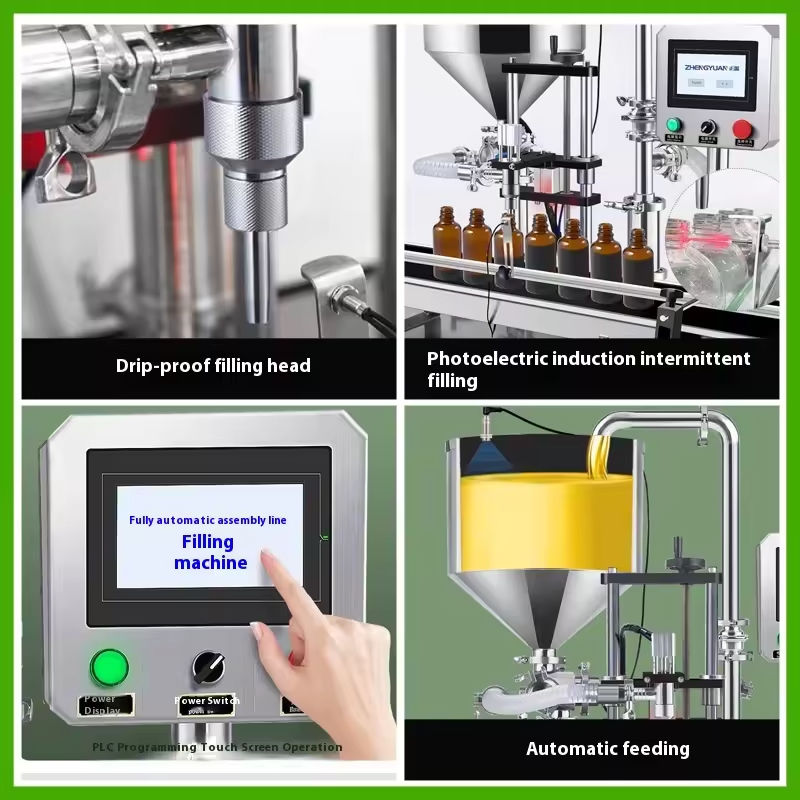 آلة تعبئة سائل العجينة بمضخة دوارة مؤازرة أوتوماتيكية بالكامل سهلة التشغيل للعسل والسوائل اللزجة وزبدة الفول السوداني والكاتشب