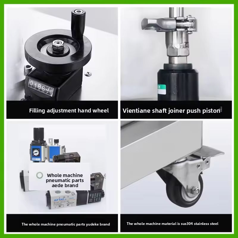 آلة تعبئة سائل العجينة بمضخة دوارة مؤازرة أوتوماتيكية بالكامل سهلة التشغيل للعسل والسوائل اللزجة وزبدة الفول السوداني والكاتشب