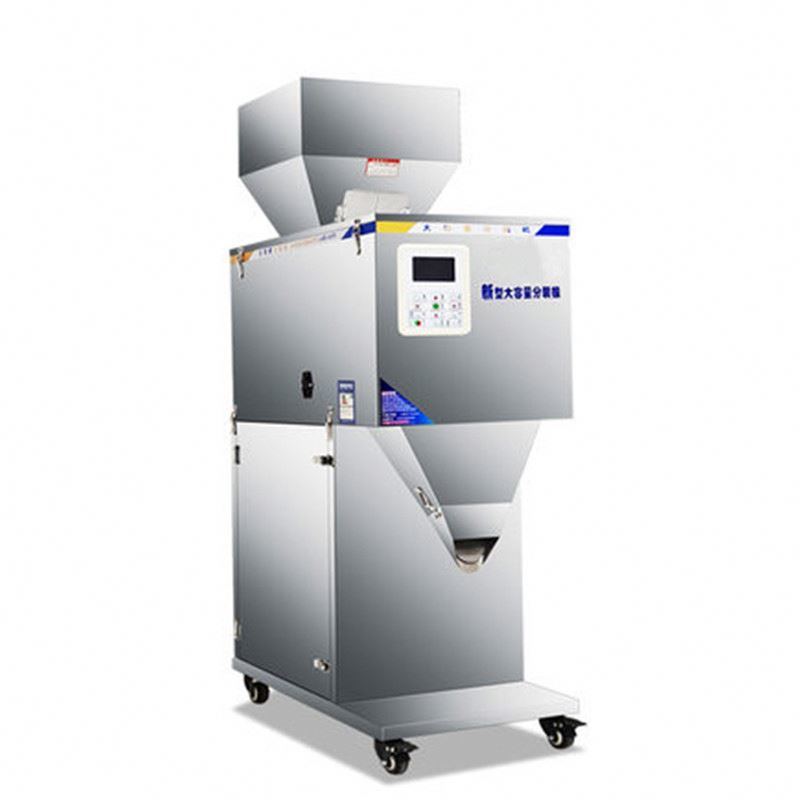 أحدث آلة تعبئة ووزن حبوب الأرز والقهوة ذات السعة الكبيرة 100-2500 جرام مع قادوس كبير