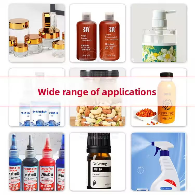 2025 بيع ساخن مكتب جديد أوتوماتيكي بلاستيكي الزجاجية الصحافة غطاء الزجاجة المسمار غطاء آلة المصنع السعر