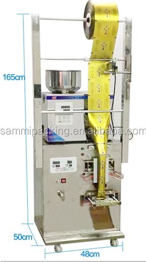 عدة وظائف تلقائية التوابل مسحوق الشاي مسحوق القهوة الطحين القرنبيط كيس ملء آلة كيس التعبئة