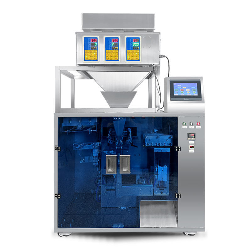 آلة طعام كهربائية أوتوماتيكية بالكامل، حبيبات، بذور، شاي، مكسرات، تغذية، كمية، كيس بسحاب للأكياس الجاهزة، بلاستيك