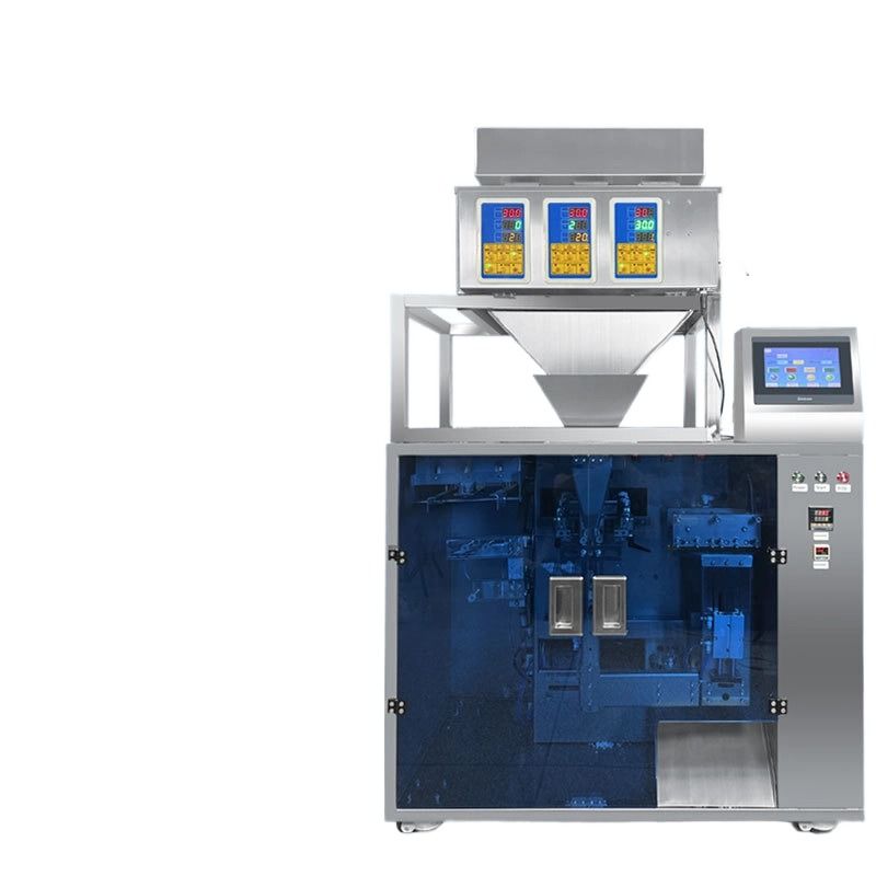 آلة طعام كهربائية أوتوماتيكية بالكامل، حبيبات، بذور، شاي، مكسرات، تغذية، كمية، كيس بسحاب للأكياس الجاهزة، بلاستيك
