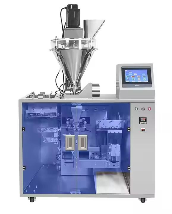 آلة تعبئة وختم الأكياس الرأسية من النوع العالمي، طعام الحيوانات الأليفة، الفاكهة المجففة، أكياس الوقوف الجاهزة، آلة تعبئة دويباك