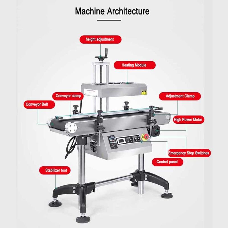 ألومنيوم ورق الزجاجات المغلقة الكهرومغناطيسية محفزة الحرارة للشرب علب البراميل الورق الزجاجية معدات التعبئة