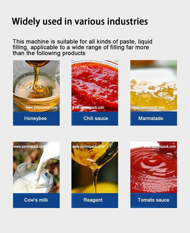آلة تعبئة صلصة العسل بالجيل الرأسي الكامل التلقائي متعددة الوظائف آلة تعبئة كمية عالية الدقة